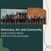 Creative West Arts Policy Exchange Graphic