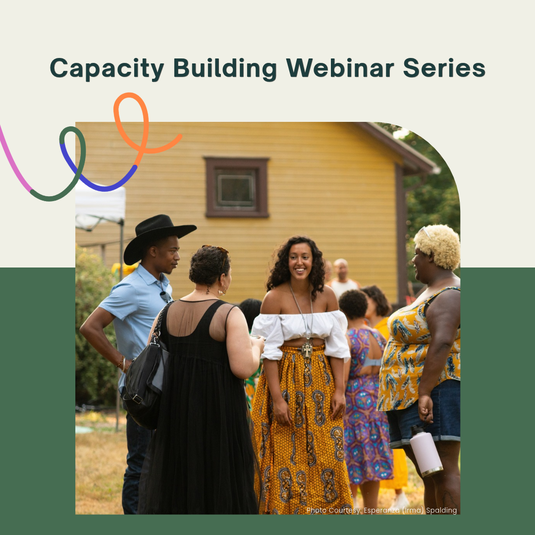 Creative West Capacity Building Webinar Series