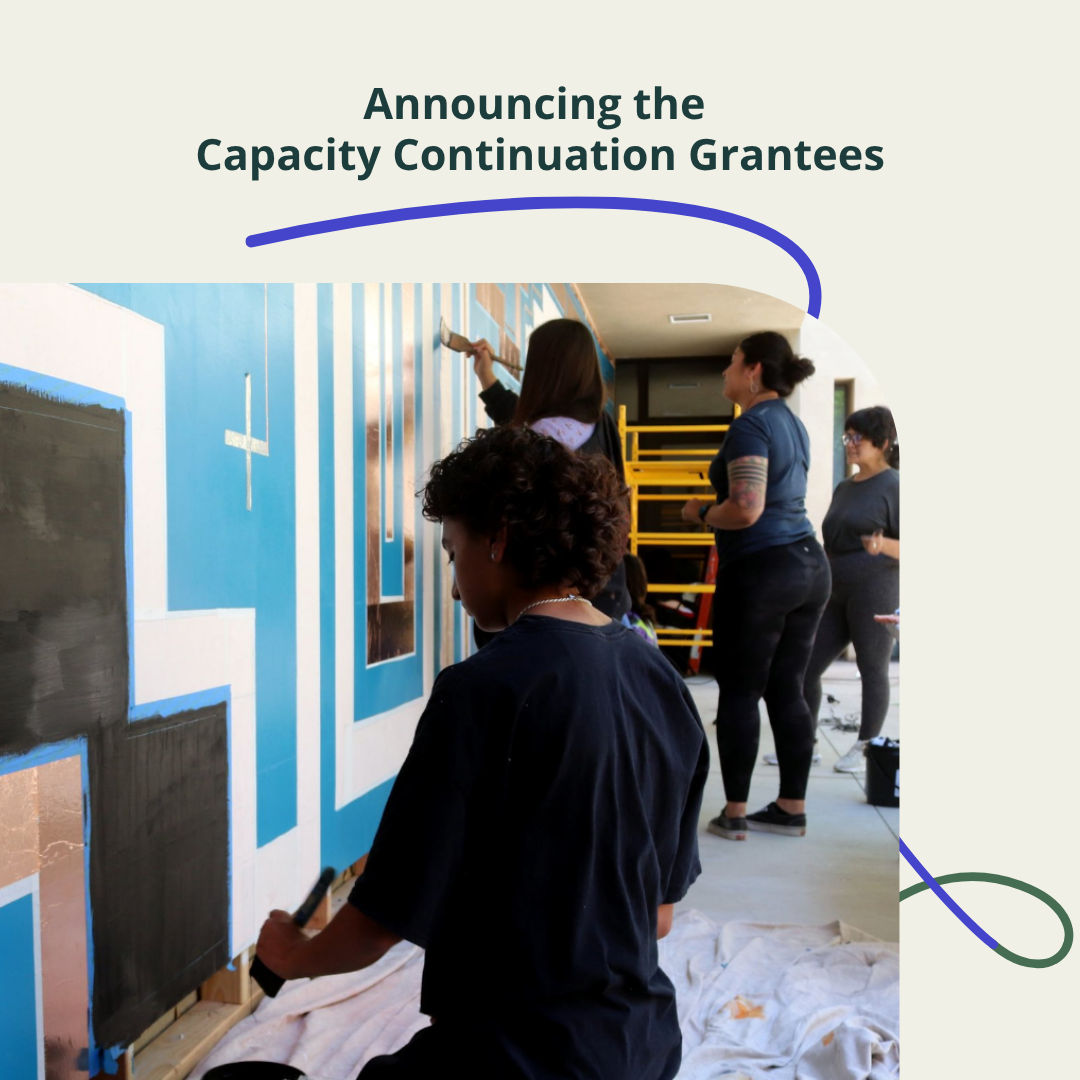 Creative West Capacity Continuation Grant Awardees